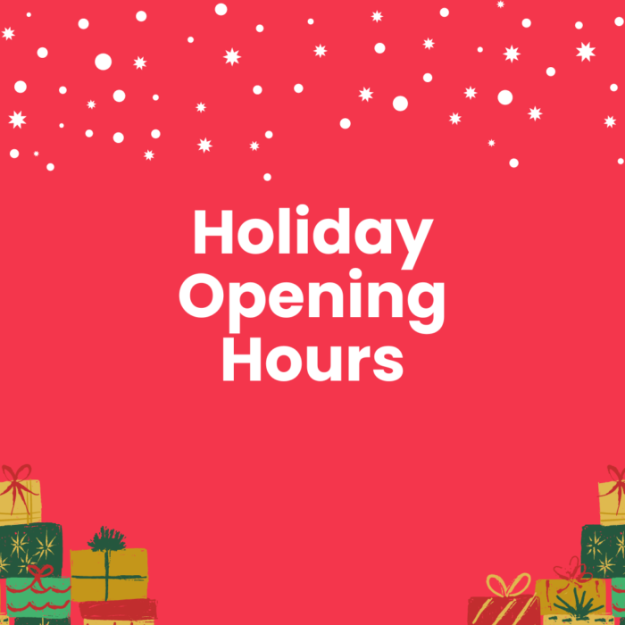 Holiday trading hours at Bay Pavilions